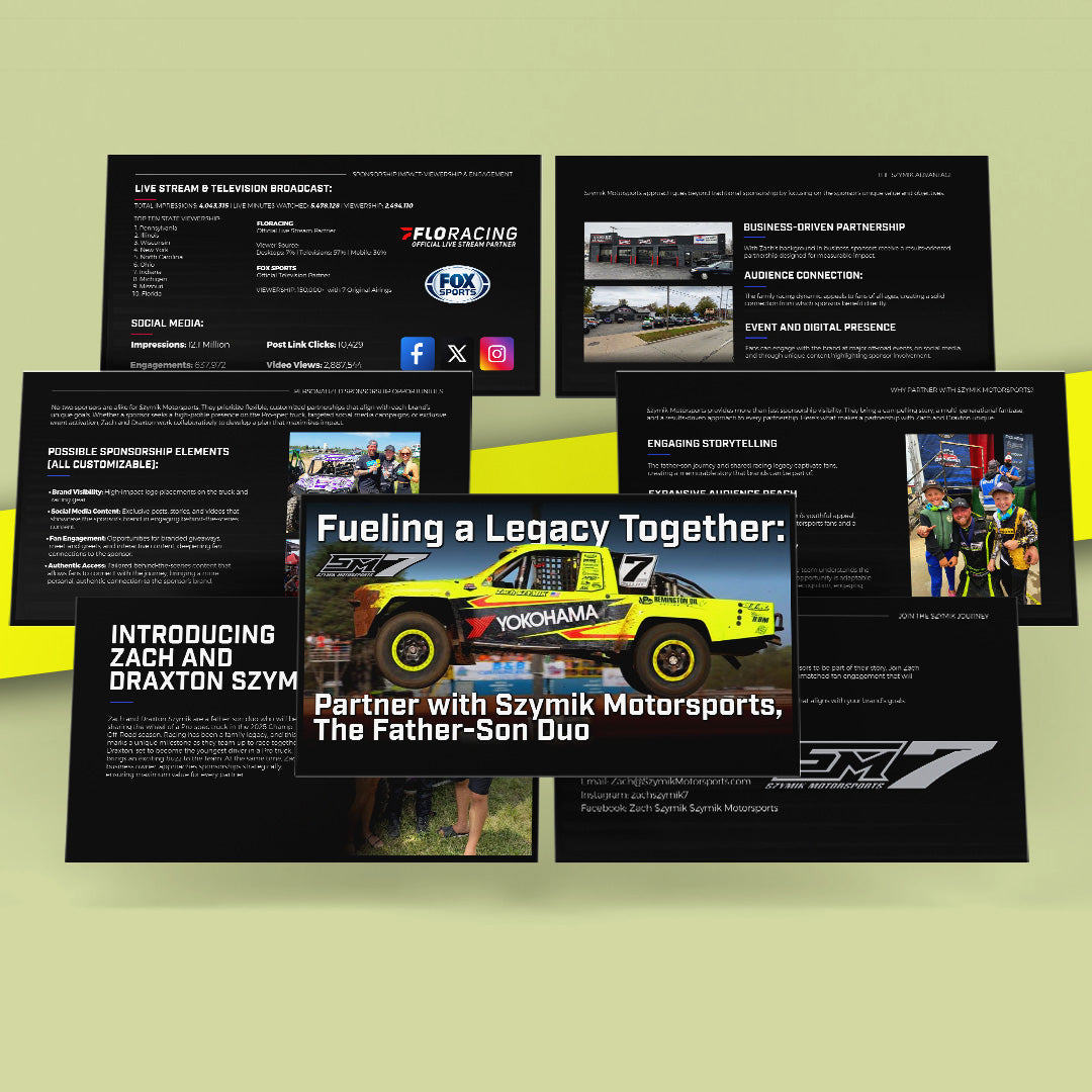 Racing Sponsorship Deck
